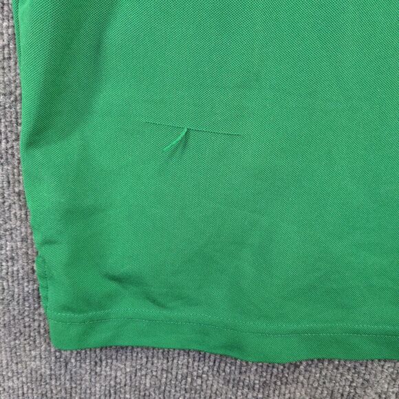 Krispy Kreme Men's Hydrovent Employee Piping Polo Shirt Uniform Green Large - Picture 9 of 13